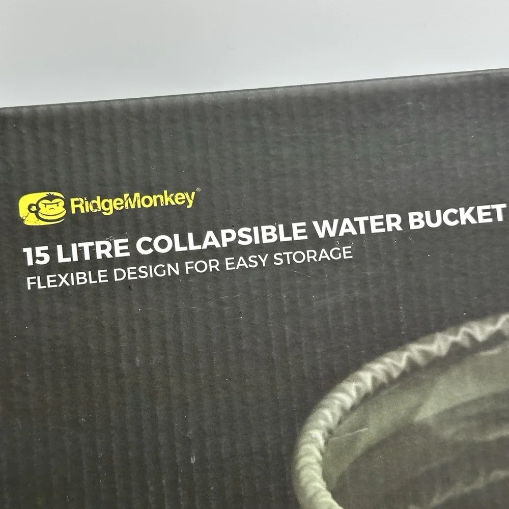 Ridgemonkey Collapsible Bucket Fishing Water‎ Basin 15L